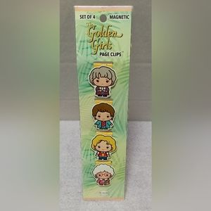 The Golden girls magnetic page clips set of 4 new in package